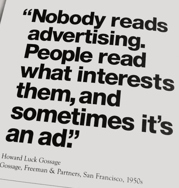 15-Nobody reads advertising